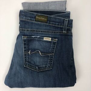 David Kahn Crop Jeans Shorts MediumWash